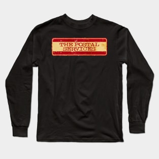 Retro Text - THE POSTAL SERVICE Long Sleeve T-Shirt